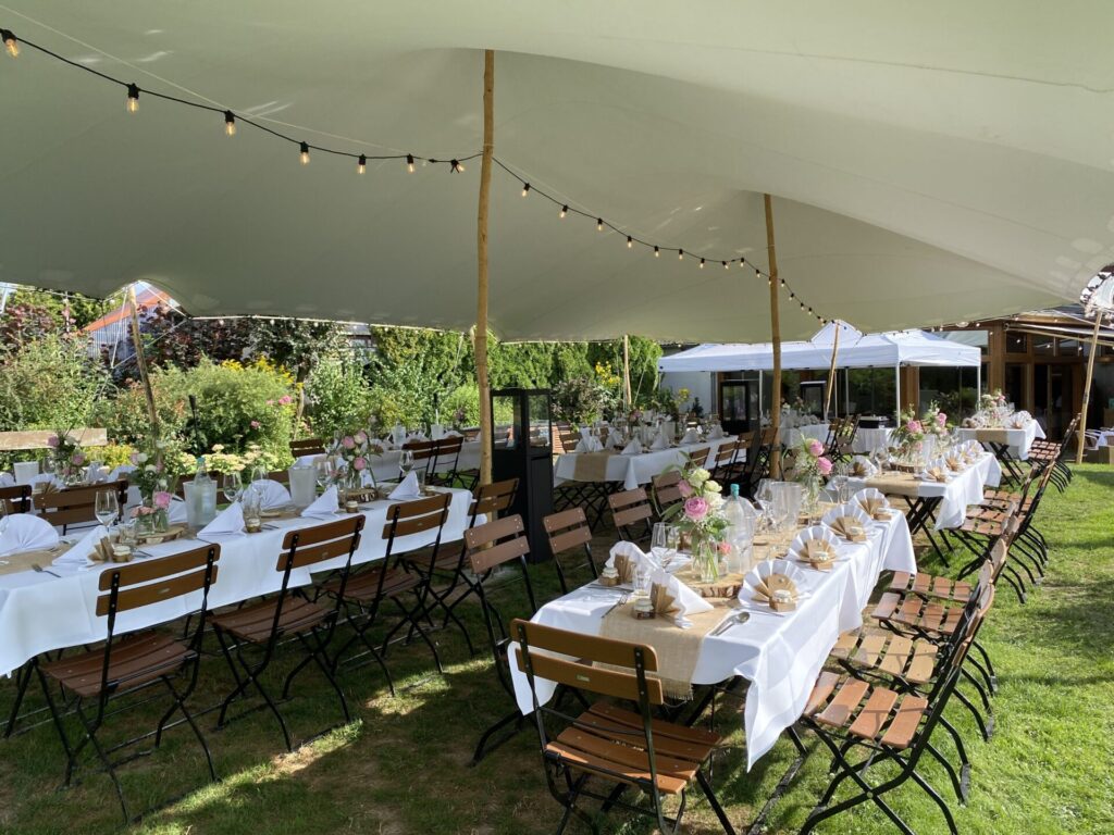 Hochzeit feiern im Harzer Hof draußen